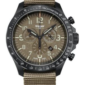 Traser P67 Officer Pro Chronograph Khaki Nato