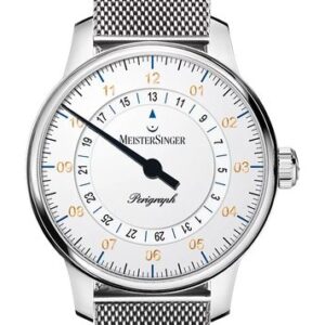 MeisterSinger Perigraph 38mm BM1101G - Pletený ocelový náramek
