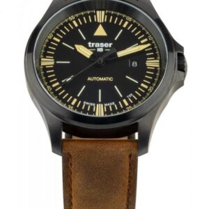 Traser P67 Officer Pro Automatic Black/Yellow Leather