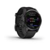 Garmin Fenix 7S Solar Gray / Black Silicone Band - 010-02539-13 - Image 2