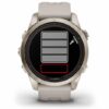 Garmin Fēnix 7S Pro Sapphire Solar Edition Soft Gold s koženým řemínkem Limestone - 010-02776-30 - Image 3