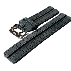 Kožený řemínek Vostok Europe pro Expedition Compact NH35-592A557 - modrý/lesklá spona