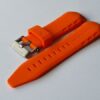 Silikonový řemínek Vostok Europe pro modely Lunochod - oranžový/matná spona - Image 2