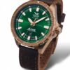 Vintage kožený řemínek Vostok Europe pro modely Almaz - hnědý/měděná spona - Image 3