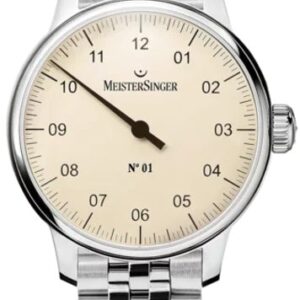 MeisterSinger N°01 AM3303 - Ocelový náramek