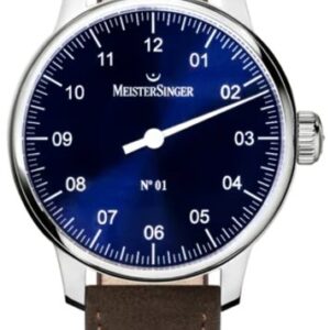 MeisterSinger N°01 AM3308 - Tmavě hnědý semišový řemínek