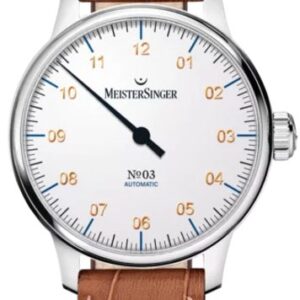 MeisterSinger N°03 AM901G - Světle hnědý kožený řemínek