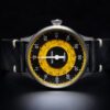 MeisterSinger Pangaea Day Date S-PDD9Z25 - Černý kožený řemínek - Image 3