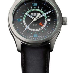 Traser Aurora GMT Silver - kůže