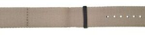 Traser řemen textilní NATO khaki PVD - 22 mm