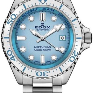 EDOX Skydiver Neptunian Grande Reserve 80801-3BBUM-BUCDN