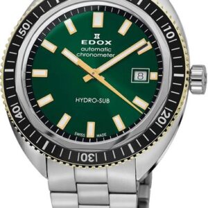 EDOX Hydro-Sub Date Automatic Chronometer 80128-357JNM-VID Limited Edition