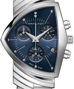 Hamilton Ventura Blue Chrono Quartz H24432141