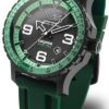 Vostok Europe Expedition North Pole Pulsometer Automatic Line YN55-597C731S - Zelený silikonový řemínek - Image 3