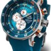 Vostok Europe Lunochod-2 Multifuncional Line YM86-620A636 - Modrý silikonový řemínek