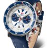 Vostok Europe Lunochod-2 Chrono Line 6S21-620A630 - Bílý silikonový řemínek - Image 3