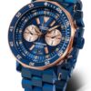 Vostok Europe Lunochod-2 Chrono Line 6S21-620E631B - Ocel s modrým PVD