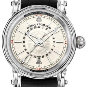 Cuervo y Sobrinos Pirata GMT 3052.1WGMT