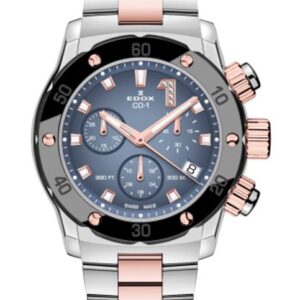 EDOX CO-1 Chronolady Quartz Chronograph 10255-357RMBUID
