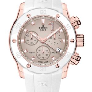 EDOX CO-1 Chronolady Quartz Chronograph 10255-37RBCABBE
