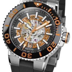 Epos Sportive 3441.135.99.15.52 - Černý silikonový řemínek