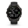Carbon grey DLC titanium s Black/Gray silikonovým řemínkem 010-02904-21