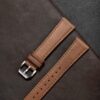 Hnědý kožený řemínek Classic Nivada Grenchen - Image 3