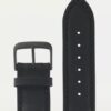 Kožený řemínek Junkers 22mm - černý/černá spona - Image 2