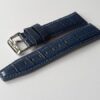 Kožený řemínek Vostok Europe Croco pro GAZ 14 Limousine - 23 mm/modrý/lesklá spona - Image 2
