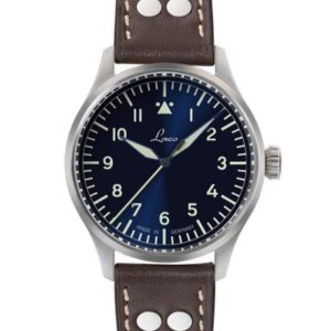 Laco Flieger Stuttgart Pro Blau 43 Handwinding