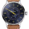 MeisterSinger Pangaea Day Date PDD917G - Tmavě hnědý kožený řemínek - Image 2