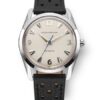Nivada Grenchen Antarctic 35 mm Eggshell Beige - Black leather White Stitching - Image 3