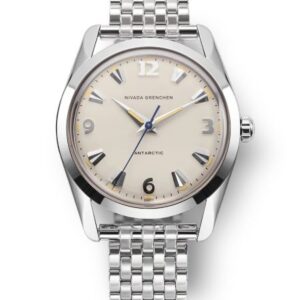 Nivada Grenchen Antarctic 35 mm Eggshell Beige - Forstner Beads of Rice