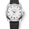 Nivada Grenchen Antarctic 35 mm - White Luminova - Brown Leather - Image 3