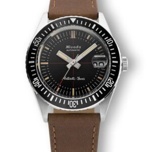 Nivada Grenchen Antarctic Diver 32038A - Brown Leather