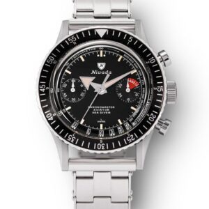 Nivada Grenchen Chronomaster Broad Arrow N Inter. Bezel - Manual - Forstner Rivet