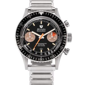 Nivada Grenchen Chronomaster Orange Boy Inter. Bezel - Manual - Forstner Bonklip