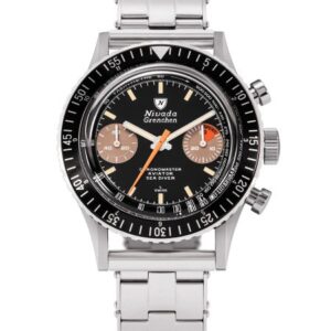 Nivada Grenchen Chronomaster Orange Boy Inter. Bezel - Manual - Forstner Rivet