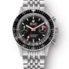 Nivada Grenchen Chronomaster White Lollipop Inter. Bezel - Manual - Brown leather White Stitching - Image 2