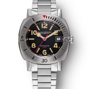 Nivada Grenchen Depthmaster Numerals Black - Bracelet Flat Link