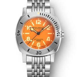 Nivada Grenchen Depthmaster Numerals Orange - Beads of Rice