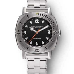 Nivada Grenchen Depthmaster Pacman White 14102A - Forstner Rivet