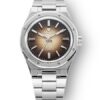 Nivada Grenchen F77 Brown Smoked 68002A77 - Canvas Velcro Strap - Image 2