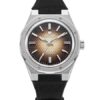 Nivada Grenchen F77 Brown Smoked 68002A77 - Canvas Velcro Strap - Image 3