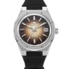 Nivada Grenchen F77 Brown Smoked Date 69002A77 - Canvas Velcro Strap - Image 3