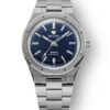 Nivada Grenchen F77 Titanium Dark Blue Aventurine - Canvas Velcro Strap - Image 2