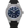 Nivada Grenchen F77 Titanium Dark Blue Aventurine - Canvas Velcro Strap - Image 3
