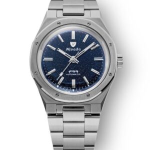 Nivada Grenchen F77 Titanium Dark Blue Aventurine - Bracelet