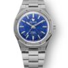 Nivada Grenchen F77 Titanium Lapis Lazuli - Canvas Velcro Strap - Image 2