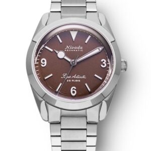Nivada Grenchen Super Antarctic 3.6.9 Brown - Bracelet Flat Link